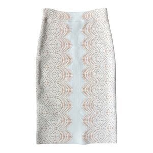 BCBG Max Azria Pavel Jaquard Skirt Stretch Knit Bodycon Size XXS